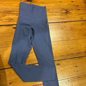 Lululemon women’s leggings, size 0, periwinkle blue